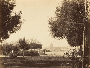 Svatý Petr z kopce Pincian, 1853-56. od Possibly by Jane Martha St. John.