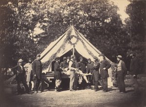 Provozní stan, Camp Letterman, Gettysburg, Pennsylvania, 1863. od Possibly by Weaver Brothers.