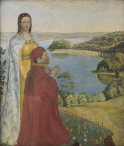 Dante a Beatrice v ráji