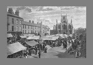 Tržiště, Selby, c1900 od Poulton and Co