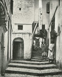Rue de la Kasbah, Alžír, Alžírsko, 1895.
