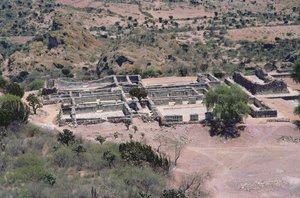 Letecký pohled na město, pozdní poklasické období od Pre Columbian