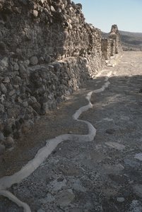 Zbytky městských hradeb, pozdní poklasické období od Pre Columbian