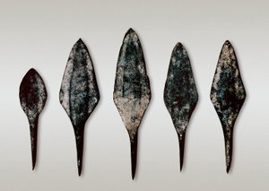 Argarická kultura: hroty šípů (kovové) od Prehistoric Prehistoric
