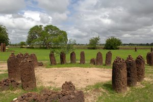 Pravěk: Megalitický kruh kamenů z Wassu, Gambie (foto) od Prehistoric Prehistoric