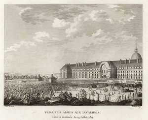 Převzetí zbraní v Les Invalides v Paříži od Prieur
