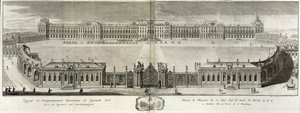 Pohled na palác Kateřiny v Carskoje Selo, 1761 od Prokofy Artemyevich Artemyev