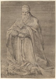 Papež Sixtus V od Prospero Bresciano, after Giuseppe Cesari
