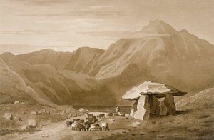 Cromlech v Gwernvale od Pryce Carter Edwards