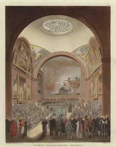 Sněmovna společné rady od Pugin and Rowlandson