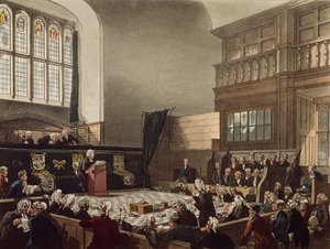 Court of Exchequer, Westminster Hall, z 