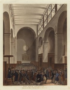 Nová burza od Pugin and Rowlandson