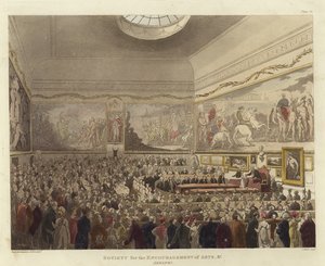 Společnost pro podporu umění od Pugin and Rowlandson