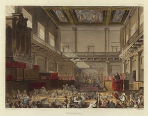 Whitehall od Pugin and Rowlandson