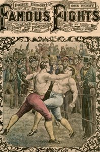 Boj mezi Dickem Curtisem a Jackem Perkinsem, 1828, konec 19. nebo začátek 20. století.