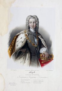 Portrét ruského cara Petra II. 1715-1730