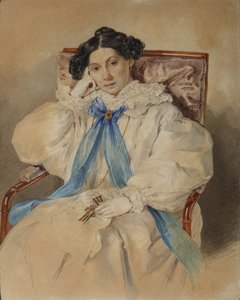 Portrét Elizabeth Mikhailovna Khitrovo 1783-1839, 1838