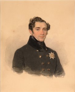 Portrét prince Alexandra Fjodoroviče Golitsyna 1796-1864, 1838 od Pyotr Fyodorovich Sokolov