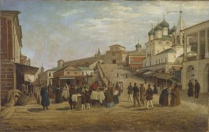 Pohled na Nižnij Novgorod, 1867
