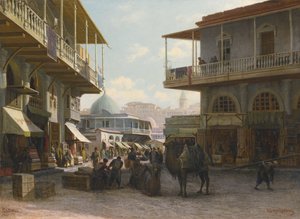 Pohled na Tiflis, 1874 od Pjotr ​​​​Petrowitsch Wereschtschagin
