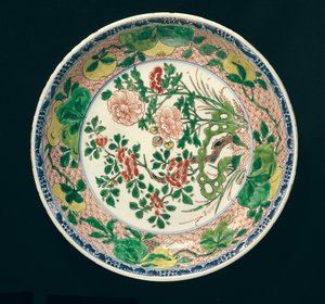 Miska s dekorací famille verte, období Kangxi, 1662-1722 (keramika)