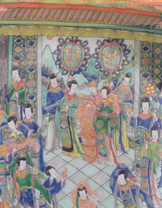 Velká nabíječka Famille Verte, období Kangxi (1662-1722) (porcelán) (viz také 272193)