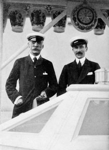 Hrabě Benckendorff a Lord Errington, 1908. od Queen Alexandra