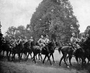 Dánští husaři v Bernsdorffu, 1908 od Queen Alexandra