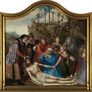 Nářek Krista, Altarpiece Cechu truhlářů, středový panel (olej na panelu)