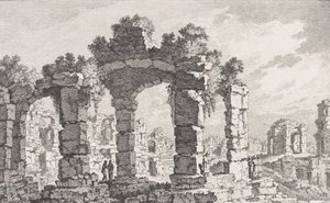 Ruines de Cumes, 18. století. od Quentin Pierre Chedel