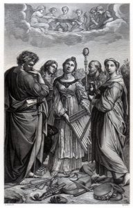 "St Cecilia", 1514 1870 od Quesnel