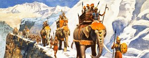 Hannibal v Alpách od R.B. Davis
