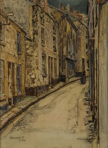 St Andrews Street, St Ives (kombinovaná média) od R. Borlase Smart