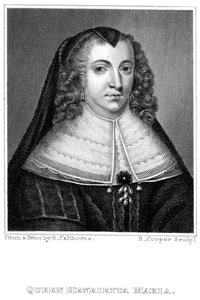Henrietta Maria 1609-1669. královna choť krále Karla I. 1600-1649, 19. stol. od R. Cooper