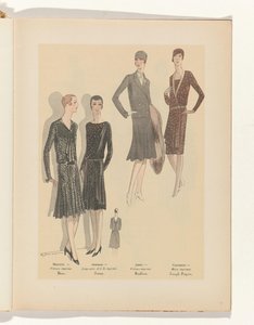 Umění - Vkus - Krása, Letáky ženské elegance, listopad 1928, č. 99, 9. ročník, str. 19 od R. Drivon