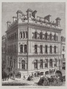 Nové kanceláře National Provident Institution v Eastcheap