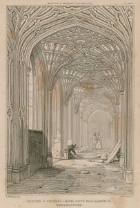 Klášter, kaple svatého Štěpána, Westminster, při pohledu na východ