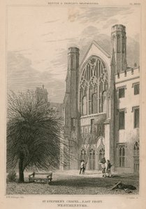 Kaple svatého Štěpána, Westminster, Londýn, východní průčelí