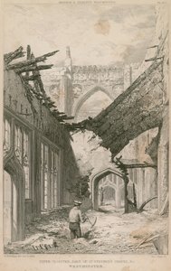 Upper Cloister, část kaple svatého Štěpána, Westminster, Londýn