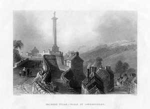 Walkers Pillar, Londonderry, Severní Irsko, 1860