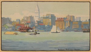 New York z 34th Street Ferry, 1914.