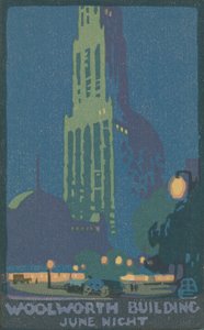 Woolworth Building, červnová noc, 1916.