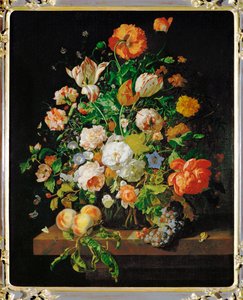Kytice květin (malba na plátně) od Rachel Ruysch