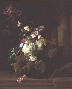 Váza s květinami od Rachel Ruysch