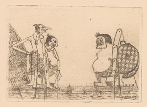 Wajangpoppen od Raden Katamsi (signed by artist)
