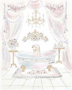 Koupelna ve stylu shabby chic od Radhika Modi