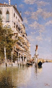 Podél Canal Grande od Rafael Senet