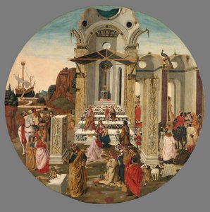 Klanění mudrců od Raffaello Botticini