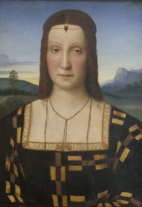 Portrét Elisabetty Gonzagaové 1471-1526 od Raffaello Sanzio Raphael