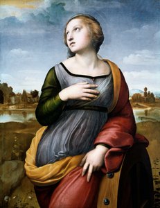 Svatá Kateřina Alexandrijská, c1507 od Raffaello Sanzio Raphael